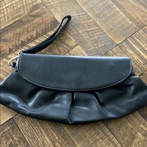 NY&Co faux leather clutch.